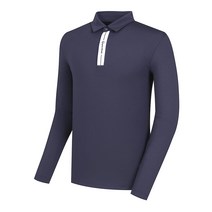 [테일러메이드] 남성 배색 카라 긴팔 티셔츠 TMTYK1141-199