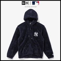 뉴에라 AP MLB 소프트 보아 뉴욕 양키스 후드 집업 네이비 13338646