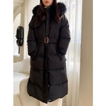 [무료배송][민클로젯] 버니니 리얼폭스 롱패딩 / 데일리 롱패딩 / 벨트 롱패딩