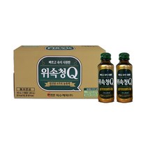 익수제약 위속청Q 100ml 10병 과식 소화음료 소화제 생약성분 무탄산