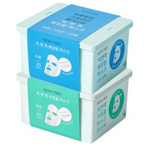 듀이트리 픽앤퀵 뽑아쓰는 마스크팩 화장발 + 카밍풀 (총60매), 30매, 2개