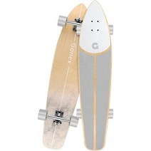 Gonex Longboard Skateboard Surfskate Long Board Cruiser for Adult Teenagers Beginners 42인치 메이플, 마블 라이트 그레이