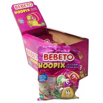 베베토 후픽스 80g X 12봉 1곽/과일젤리/하리보젤리/곰젤리/곰모양젤리, 1