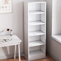 수납형 책장 4단 5단 6단 선반 틈새 책장 책꽂이 오픈책상