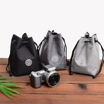 믹스MICS 디카용 방수 카메라 렌즈 파우치 가방 속가방 1P, M, 다크그레이