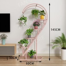 화분 철제 랙 식물 진열대 꽃집선반 스탠드 화분 걸이대, F
