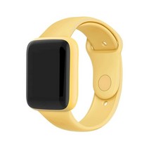 스마트워치 시계 d20 pro smart watch 블루투스 피트니스 트래커 macaron smartwatch for men women blood pressure smart, 노란색