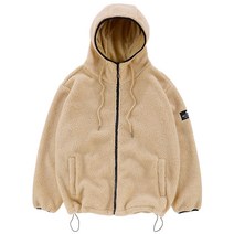 문컬렉션 양털후드집업 후리스 점퍼