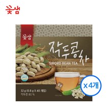 꽃샘식품 침출티백 작두콩차 40T x 4개(160개입)