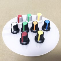 AG2 손잡이 조절노브 Knob 가변저항 볼륨 포텐쇼미터 WH148 RV097, 그레이/레드
