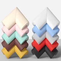 리빙블러썸 두툼한 코너 보호대 12mm 4개세트, 브라운