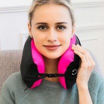 비행기목쿠션 휴대용목베개 핑크 비행기목베개 목베게 메모리폼목베개