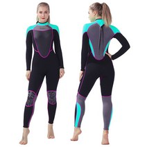 남성용 잠수복 3mm 점프 슈트 냉수 다이빙 서핑 겨울 4xl, 02 B_05 XL