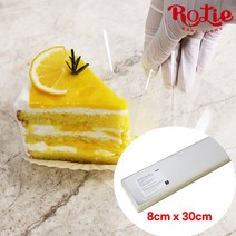 로티 조각케이크용 케이크 띠지 8cmX30cm 1000장, 1개
