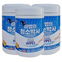 NEW 마법의 청소박사 원통형 180매x3통 만능크리너