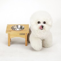 로블레 테이블 소형 1구 강아지 고양이 밥그릇 식기 물그릇, 기본_15cm