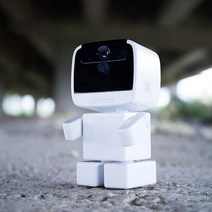 1080P 실내 무선 WiFi 홈캠 CCTV 귀여운로봇형 실내 펫 베이비캠, B(렌즈 필름)