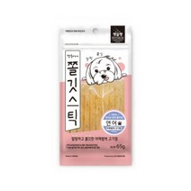 펫슐랭 쫄깃스틱 야채범벅껌 연어 10개입 65g