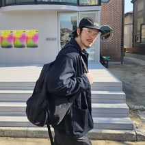 남녀공용 사계절 립코튼 올굿 캠핑 낚시 캠프캡 스냅백 모자4color, 블랙