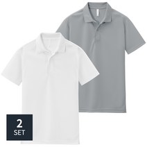 2장묶음 (1+1) 남녀공용 드라이 쿨론 카라 반팔티 2장세트 무지 기능성 냉감 쿨티셔츠 반팔 쿨 티셔츠