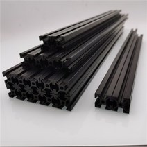 funssor misumi hfsb5-2020 voron 2.4 3d 프린터용 압출 프레임 키트 블랙 아노다이징 블라인드 조인트 v 2.4 압출, 350mm, 협력사, 검은 색