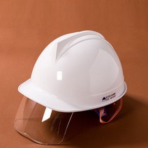 동명 AM-301 보안경 안전모 투구형 공사현장 탈부착형, 상품선택, 적색