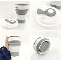 [모비딕컴퍼니] 자동차텀블러 이지텀블러 보냉텀블러 진공 보냉 보온보냉 이중보틀 phiao, 잇★ 자바라 텀블러 접이식 실리콘 휴대용 물컵 물컵, 잇★ 그린