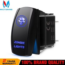 수입차 부품 MICTUNING-12V 24V 방수 Led 라이트 바 바이크 오토바이 해양 자동 토글 스위치 5 핀 12v 10A/24V 20A, [01] 다크 그레이