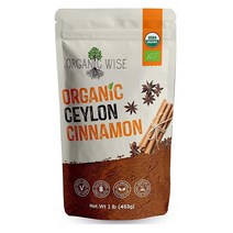 Organic Wise Ceylon Cinnamon 셀리온 시나몬 파우더 453g