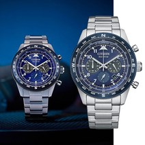 [보관함+밴드2종+필름+툴키트] 시티즌 크로노그래프 CA4554-84L 에코드라이브 백화점AS가능