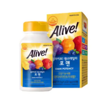 네츄럴라이프 얼라이브 원스데일리 포맨 남성 건강기능식품 식약청 인증 고함량 비타민 종합비타민 멀티비타민 내추럴라이프 multi vitamin 수용성 비타민 20가지 비타민 미네랄, 60정, 3개