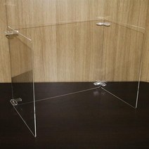 OMO060265 *디아코니아* 1인용 삼면차단 비말방지 투명가림막 아크릴칸막이