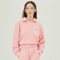 LECOQ 우먼스 애슬레저 V넥 카라 크롭 맨투맨 (QO122OFS21) QO122OFS21_SPK0 184442