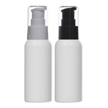 고급에센스용기 20ml 30ml 50ml 60ml 75ml 80ml 100ml 화장품공병, 50ml백색용기 원형, 검정캡, 1개
