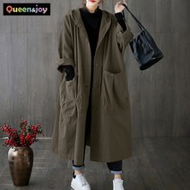 퀸앤조이 복주머니 후드야상