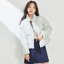 [로엠]하이넥 숏 다운 (4colors)_RMJDC4TR01