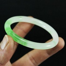 천연 옥 팔찌 고급 쥬얼리 인증 받은 스톤 주얼리 액세서리