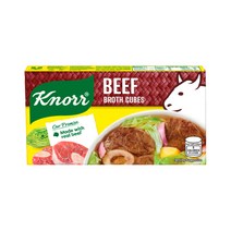 Knorr Beef Broth Cubes Stock 60g 크노르 비프 큐브 스톡 60g [6pcs], 1개