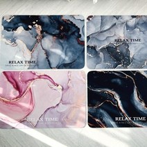대리석무늬 규조토 발매트 1개(색상 택1)욕실매트 발매트 규조트매트 극세사매트 마블링발매트, 핑크마블, 핑크마블, 1개
