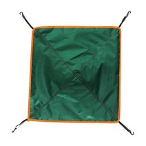 경량 방수 해먹 방수포 덮개 텐트 대피소 캠핑 Reisen im Freien, 65x81cm, 옥스포드 천, 녹색