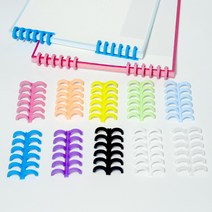 이글바인더 B5 노트패드 떡제본 6공 루즈링제본 노트필기 암기 무지 코넬 도트 2단 3단, 6공 루즈링 2개, 핑크