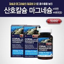 캐나다 프리미엄 고함량 산호칼슘 마그네슘 아연 비타민d 칼마디 칼막디 높은 흡수율 뼈 연골 건강 보충제 영양제, 2BOX(6개월분)