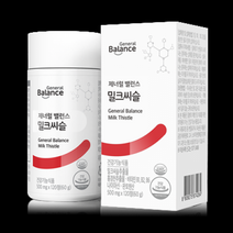 지쿱 제너럴 밸런스 밀크씨슬 500mg 120정, 1개, 기본