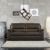 이태리직수입-에고이탈리아노 도리스 이태리소가죽 3인소파, 색상:블랙