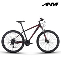 아메리칸이글 자전거 콘피안자 40 입문용 24단 29인치 MTB 자전거, 블랙/레드, 95%조립시, 17인치