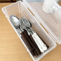 [안젤라스] 젓가락 빨대 보관함 (캠핑용 다용도 수저통)