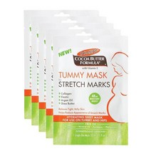 Palmers 파머스 코코아 버터 스트레치 마크 터미 프레그넌시 임산부 일회용 배 마스크 33ml 5팩
