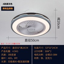 공업용환풍기 대형 송풍기 엔진 브로워 배풍기 산업 스타일 디자인 팬 램프 LED 천장 조명 가정용 거실 침실 또는 레스토랑 장식, Style A 2_220V