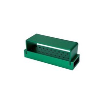 치과 다이아몬드 버 드릴 소독 블록 고속 핸드피스 버 홀더 치과 장비 치과 도구 30 홀, 04 green