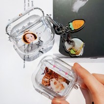 감성굿즈 커스텀 에어팟3 케이스 제작 투명타입 3세대 소량 대량 주문 얼굴 반려견 반려묘 아기 아이사진 고양이 강아지 커플 단체, 누끼형 (시안 요청 없을 시 바로 제작)